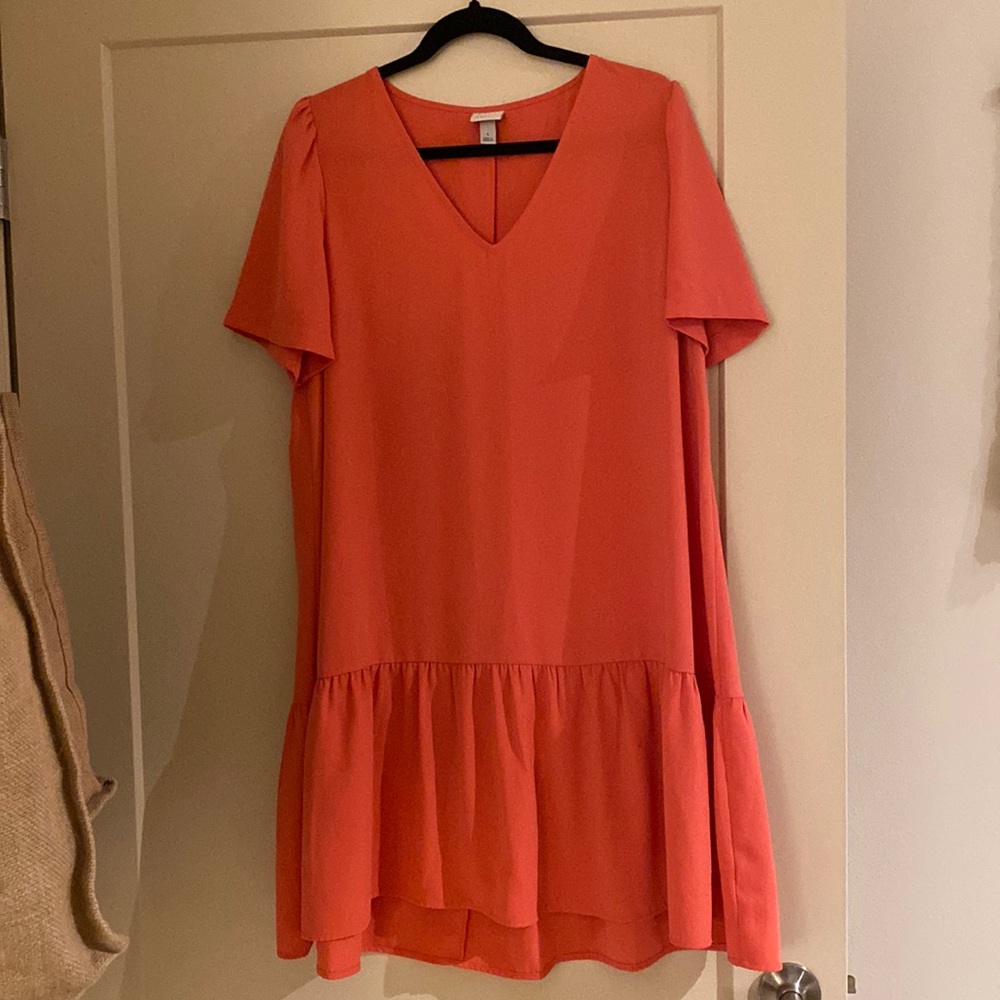 Coral dress! Only worn a handful of times!
